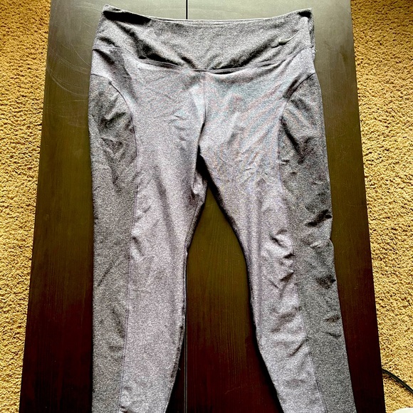 Grey Women’s Athletic Leggings - Picture 1 of 3